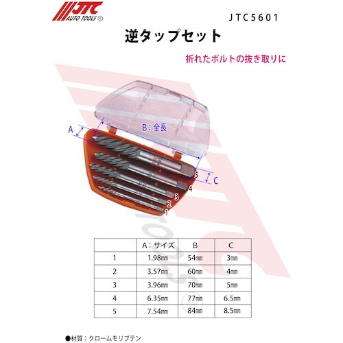 JTC 逆タップセット