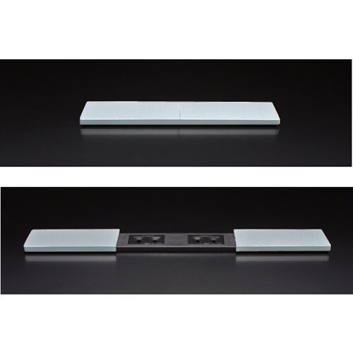 プラパート スライドカバーコンセント・ダブル 樹脂