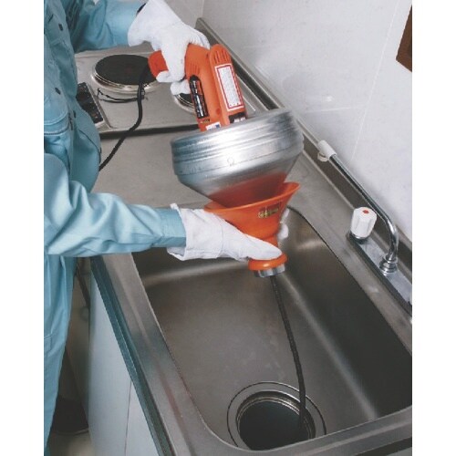 KANTOOL 排水管掃除機 電動ハンディロッダー