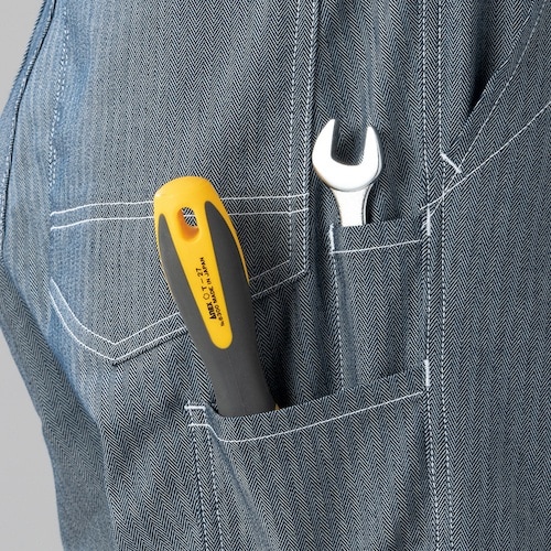 AUTO−BI つなぎ服−011カーキ(旧K2)−