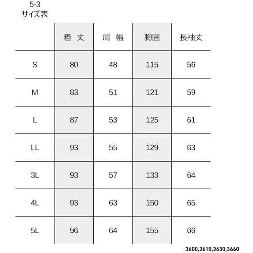 岡潮 警備防寒コート3600 (ユニセックス) S