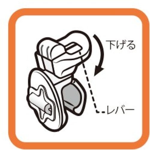 DEBIKA 吊り下げ名札ヒモ付きスピンクリップ
