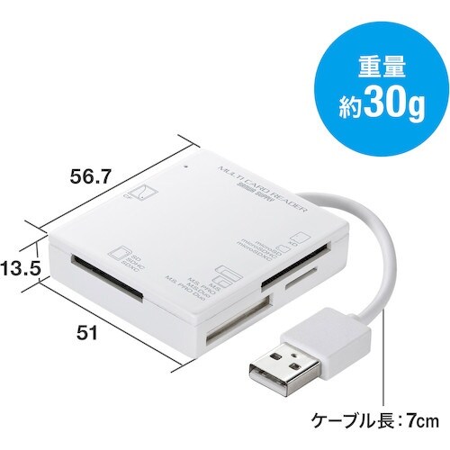SANWA USB2.0 カードリーダー
