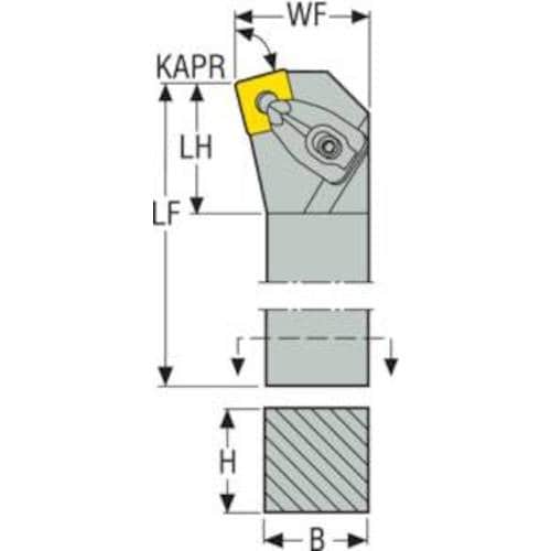 セコ ISO 旋削 ツールホルダ、外径用 DSKN