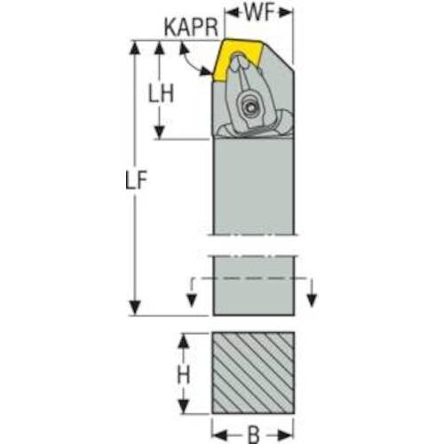 セコ ISO 旋削 ツールホルダ、外径用 DCBN