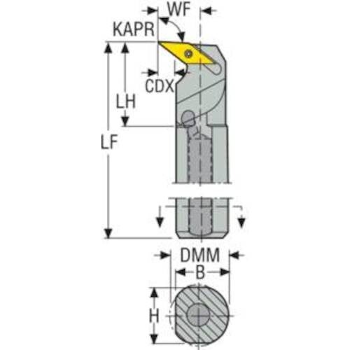 セコ 旋削 ISO標準ホルダー