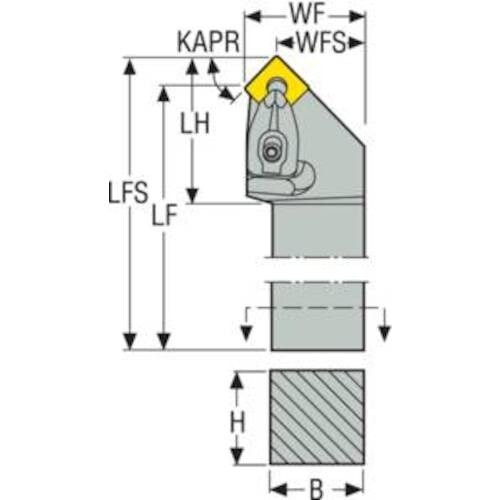 セコ 旋削 ISO標準ホルダー