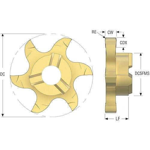 セコ ミニディスク335.14用 インサート F3