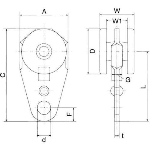 ヤボシ トロリー単車(ステンレス製) 4号