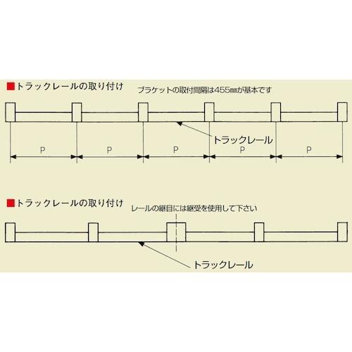 ヤボシ 天井受一連(スチール製) 3号
