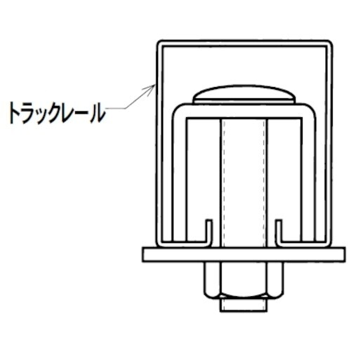 ヤボシ 戸当り(ステンレス製) 3号