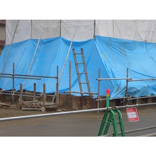 萩原 輸入薄物クロス ブルー 0.9m幅×100m