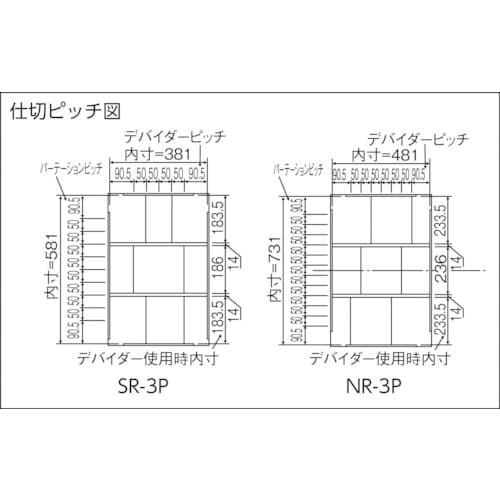 TRUSCO SR型ワゴン 600X400XH79
