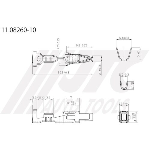 JTC コネクター端子10個入り