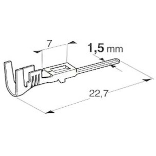 JTC オス端子適用電線1.5ー2.5mm2 10