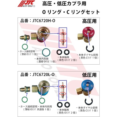 JTC 高圧・低圧カプラーセット