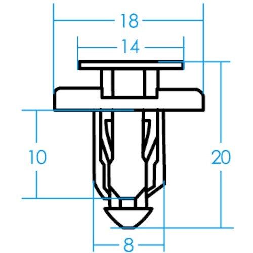 JTC 汎用クリップ(10ケ入り)