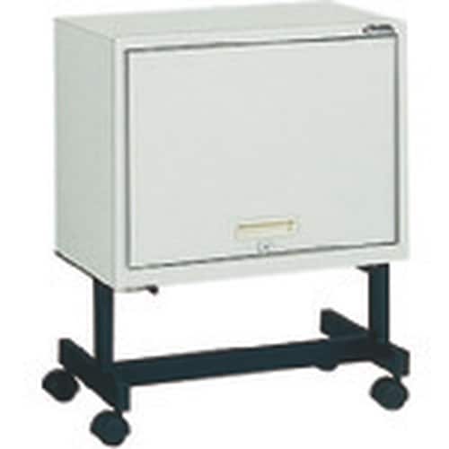 TRUSCO 扉付オープン型収納ケース キャスター