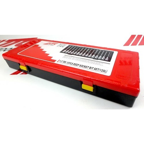 JTC 12.7mm 15PCSディープソケットビ