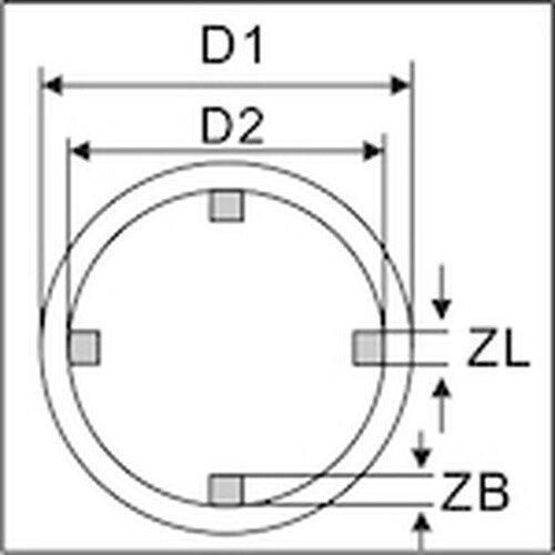 JTC 4ピン ナットソケット(インナータイプ)