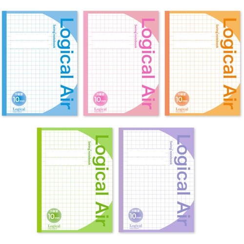 ナカバヤシ ロジカルエアー方眼10ミリB5 30枚