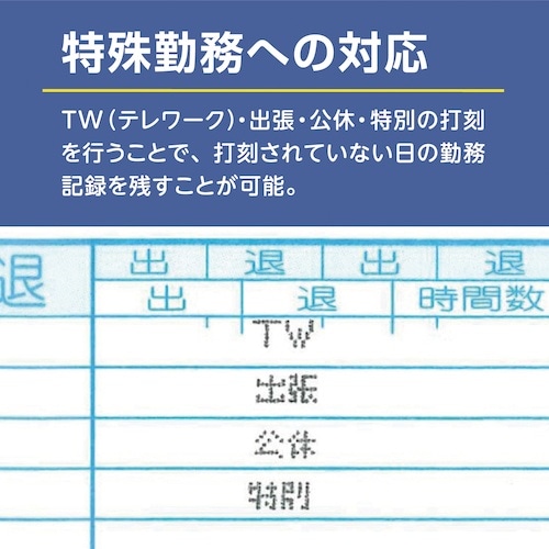 MAX タイムレコーダ 電波時計搭載 ER−110