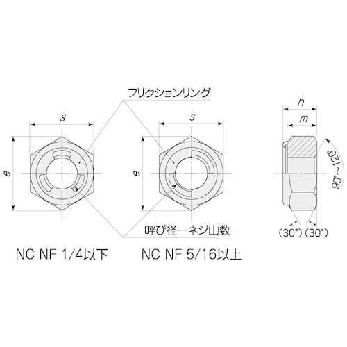 SUNCO クロメ−ト Uナット (UNF 1/