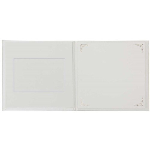 ナカバヤシ 寄せ書き&写真台紙スクエア/L判/ホワ