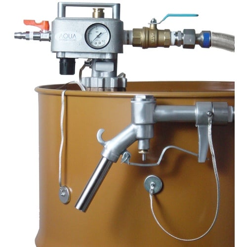 アクアシステム 吐出専用 エア式ドラムポンプ 溶剤