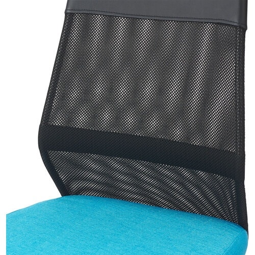 ナカバヤシ メッシュバックチェア ブルー