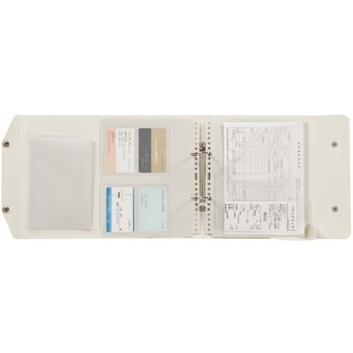 ナカバヤシ くらしのファイル A5 医療 ホワイト