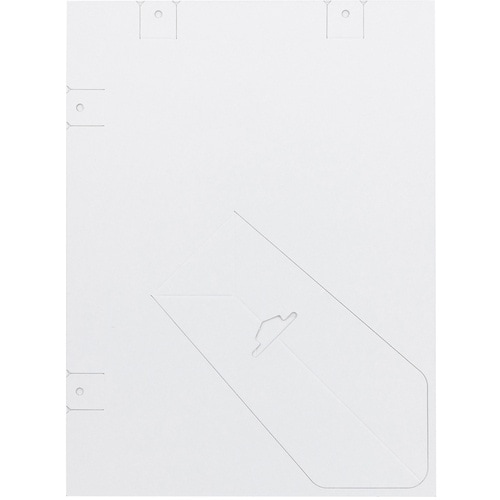 ナカバヤシ カラーVカット台紙A4判/ホワイト