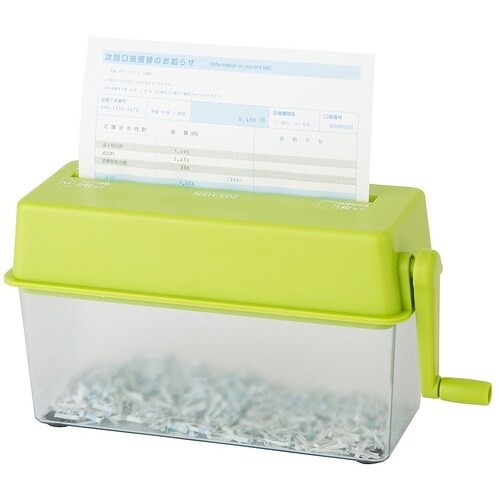ナカバヤシ ハンドシュレッダE02/グリーン
