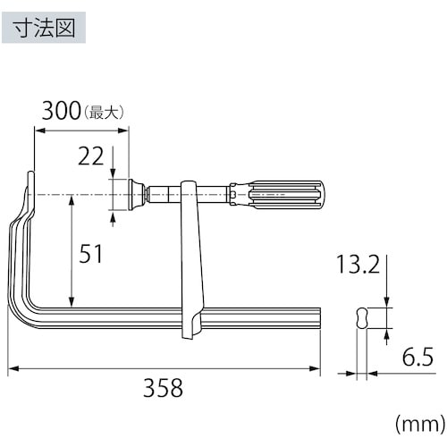 エビ L型クランプ エビ万力 グリップハンドル 3
