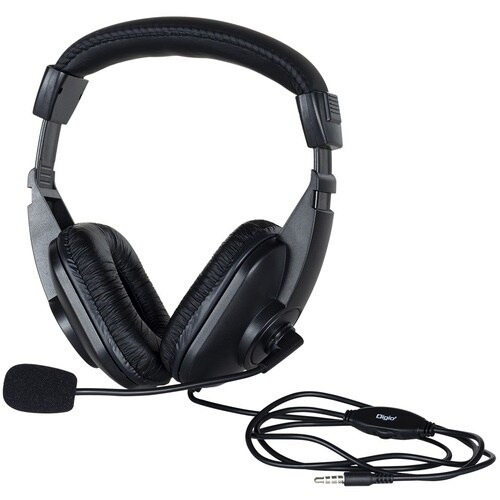 ナカバヤシ 4極ヘッドセット/ブラック