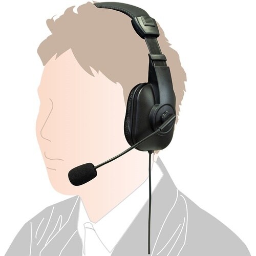 ナカバヤシ 4極ヘッドセット/ブラック