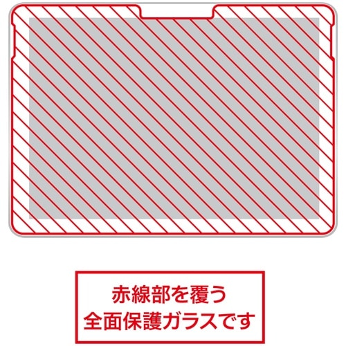 ナカバヤシ SurfaceGo用ガラスフィルム/透