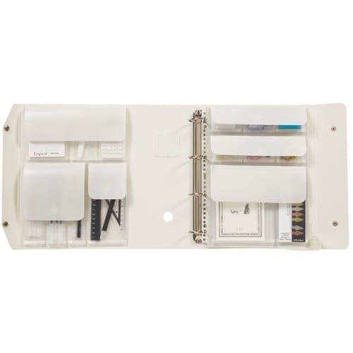 ナカバヤシ くらしのファイル A4 文具 ホワイト