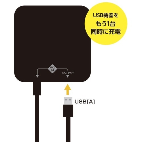 ナカバヤシ SWITCH用TYPE−C直結AC充電