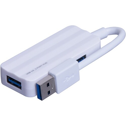 ナカバヤシ 3ポートUSB3.0ハブホワイト