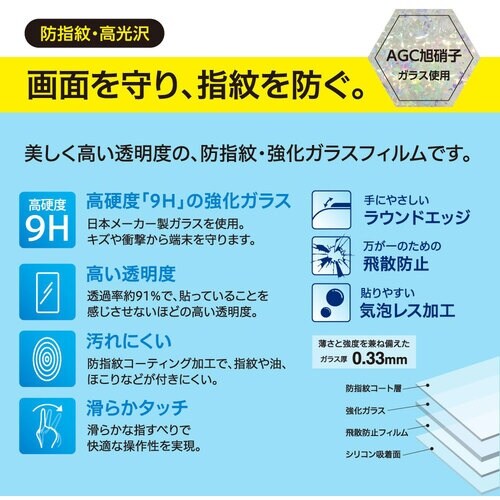 ナカバヤシ SWITCH Lite ガラスフィルム