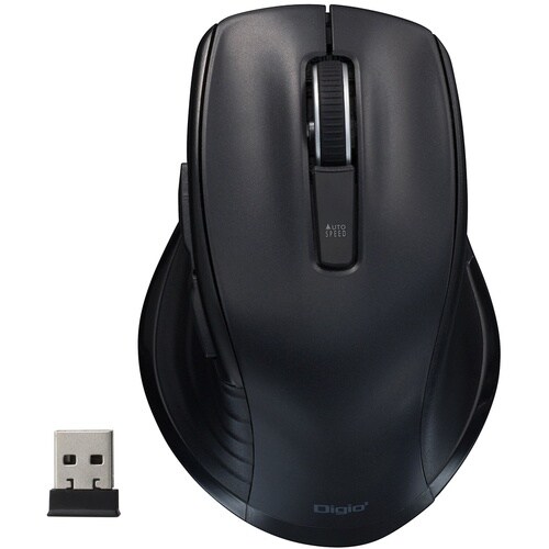 ナカバヤシ 無線静音5ボタンBlueLEDマウス/