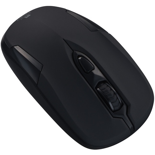 ナカバヤシ 無線静音3ボタンIRLEDマウス/ブラ