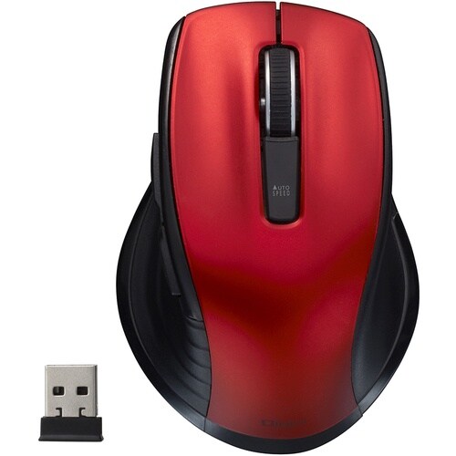 ナカバヤシ 無線静音5ボタンBlueLEDマウス/