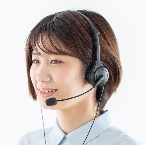 SANWA 4極対応ヘッドセット