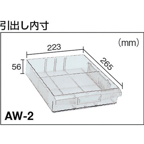 TRUSCO ウォールユニットコンビWUN型 パー