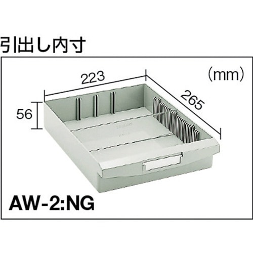 TRUSCO ウォールユニットコンビWUN型 パー