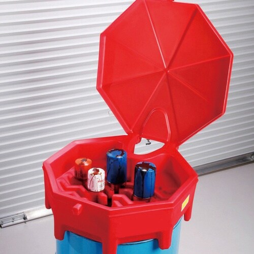 pig ピグ ヒンジリッドドラムファンネル 赤