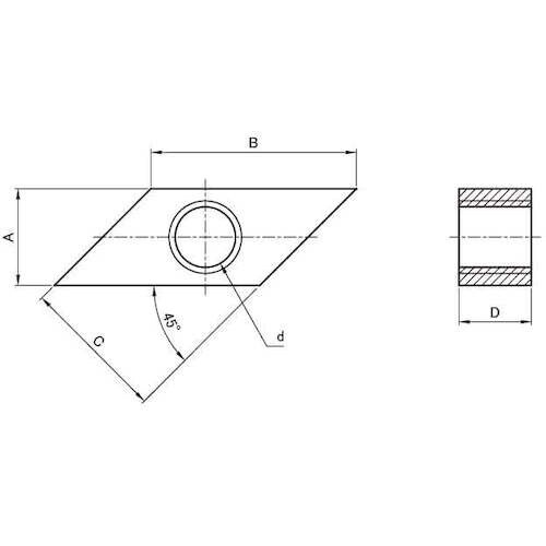 SUNCO ユニクロ 菱形ナットAタイプ M5X