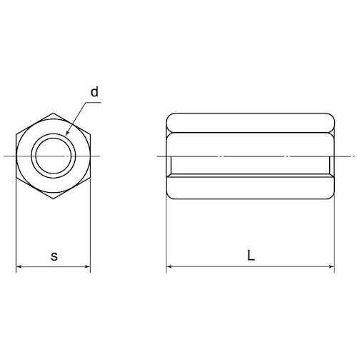 SUNCO S45C(H)高ナット 14X22